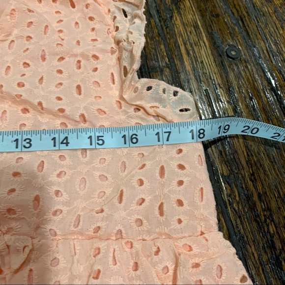 Eyelet summer dress Ruffles boho California with built in shorts READ - Picture 6 of 10